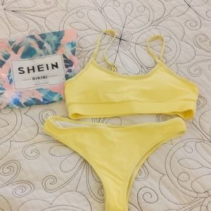 New in package yellow bikini